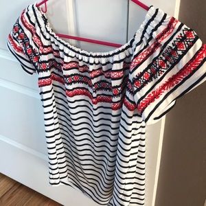 THML off the shoulder blouse